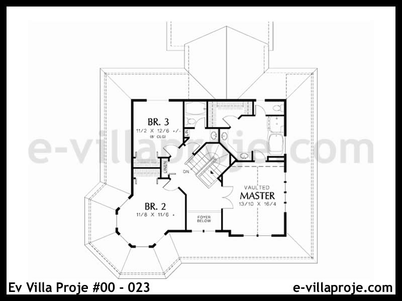 Ev Villa Proje #00 – 023 Ev Villa Projesi Model Detayları