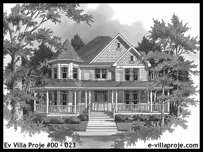 Ev Villa Proje #00 – 023 Ev Villa Projesi Model Detayları