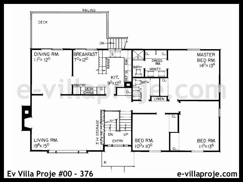 Ev Villa Proje #00 – 376 Ev Villa Projesi Model Detayları