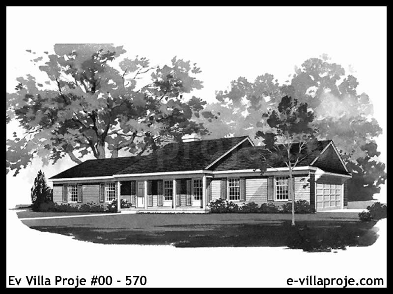 Ev Villa Proje #00 – 570 Ev Villa Projesi Model Detayları