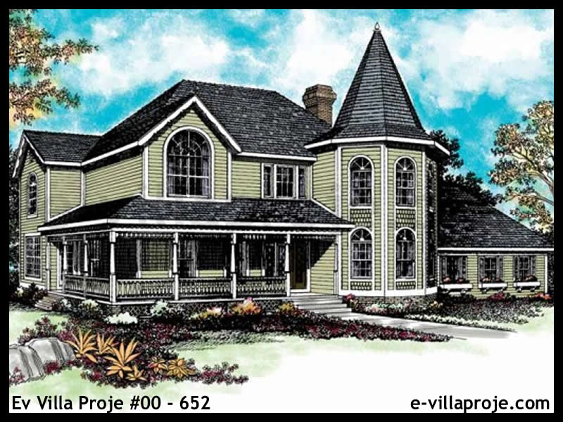 Ev Villa Proje #00 – 652 Ev Villa Projesi Model Detayları
