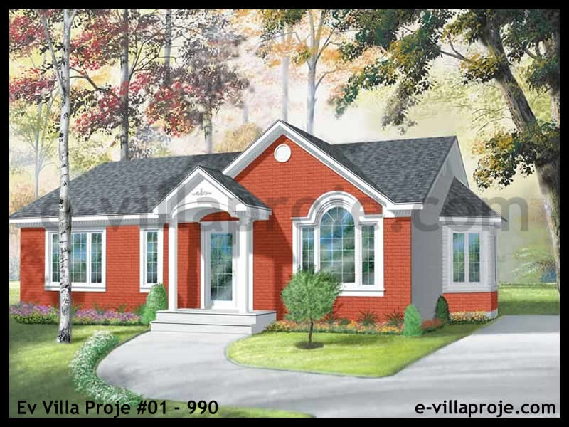 Ev Villa Proje #01 – 990 Ev Villa Projesi Model Detayları