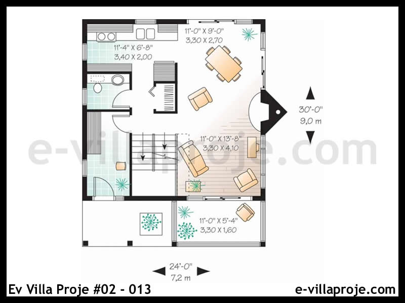 Ev Villa Proje #02 – 013 Ev Villa Projesi Model Detayları