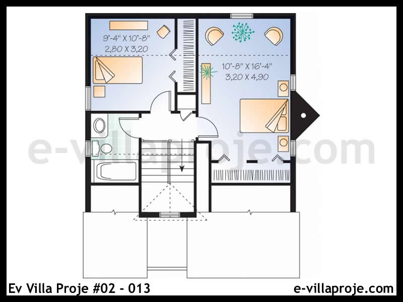 Ev Villa Proje #02 – 013 Ev Villa Projesi Model Detayları