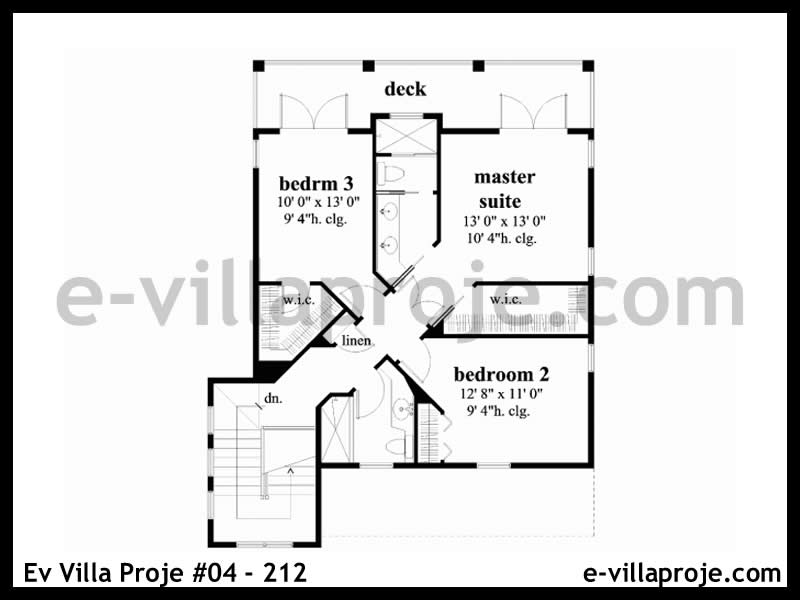 Ev Villa Proje #04 – 212 Ev Villa Projesi Model Detayları