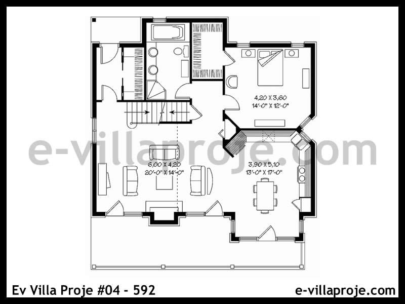 Ev Villa Proje #04 – 592 Ev Villa Projesi Model Detayları