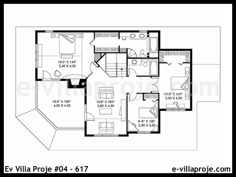 Ev Villa Proje #04 – 617 Ev Villa Projesi Model Detayları