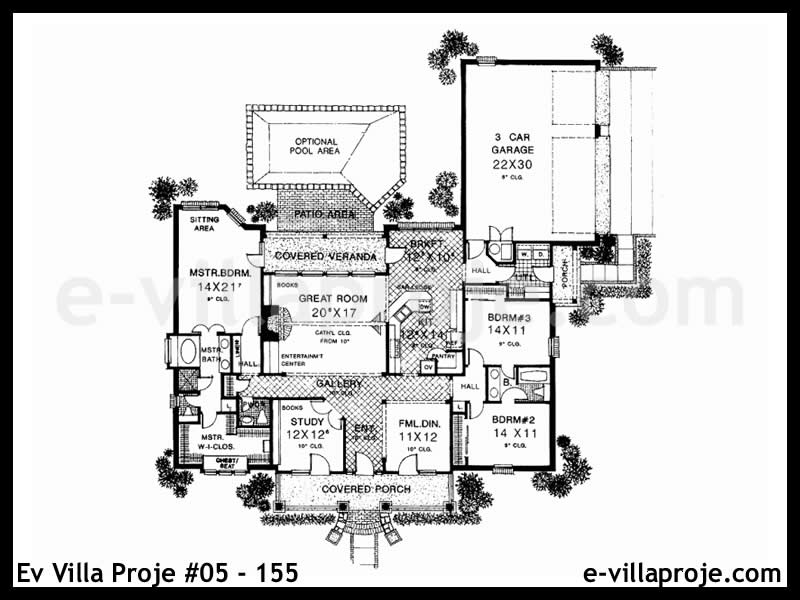 Ev Villa Proje #05 – 155 Ev Villa Projesi Model Detayları