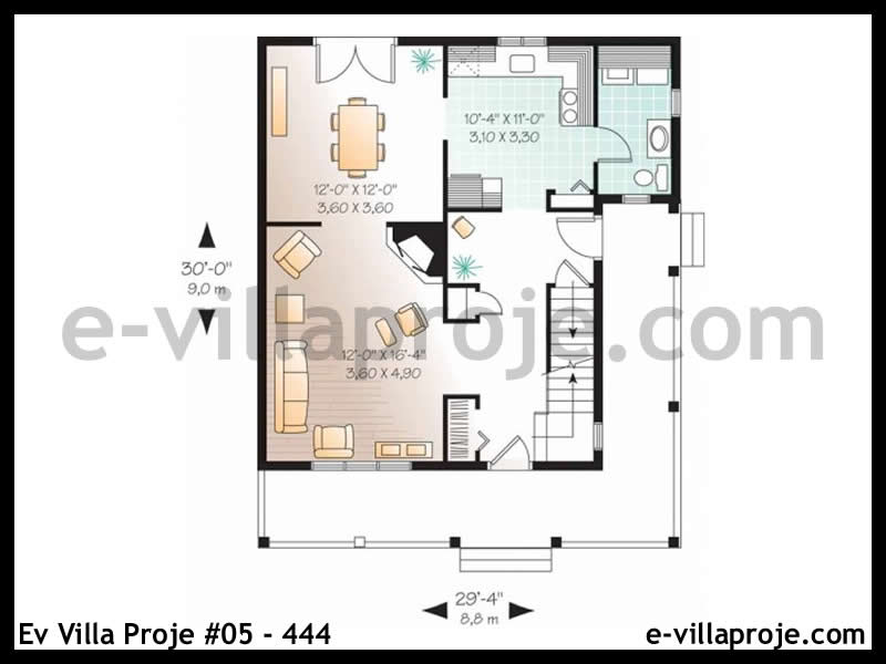 Ev Villa Proje #05 – 444 Ev Villa Projesi Model Detayları