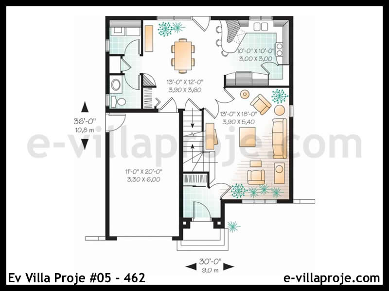 Ev Villa Proje #05 – 462 Ev Villa Projesi Model Detayları