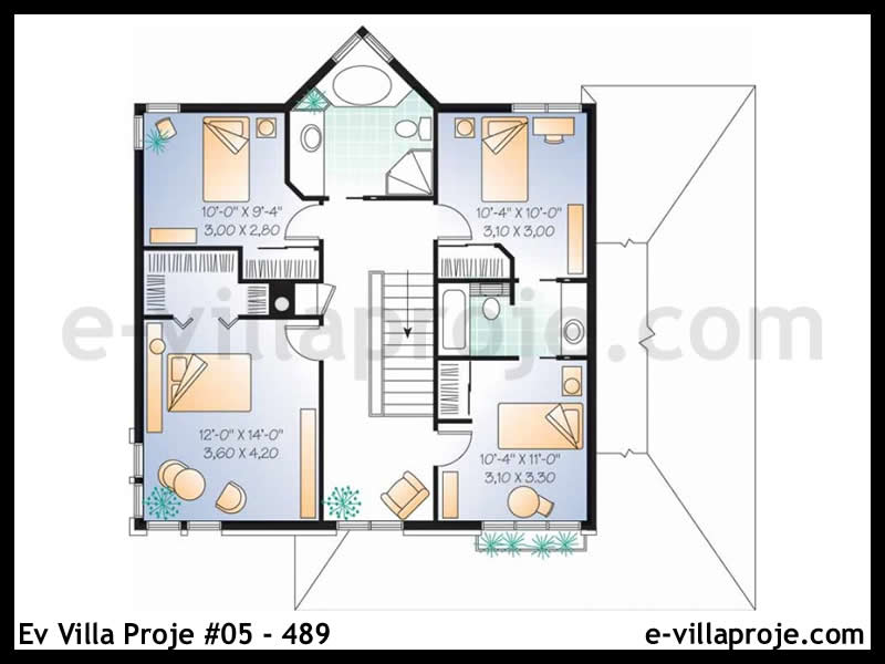 Ev Villa Proje #05 – 489 Ev Villa Projesi Model Detayları