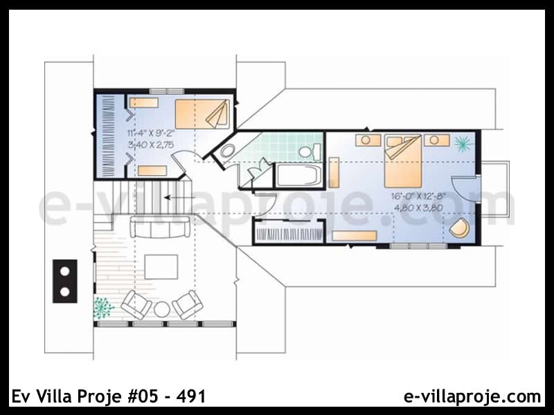 Ev Villa Proje #05 – 491 Ev Villa Projesi Model Detayları