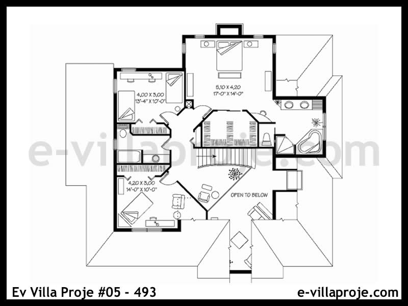 Ev Villa Proje #05 – 493 Ev Villa Projesi Model Detayları