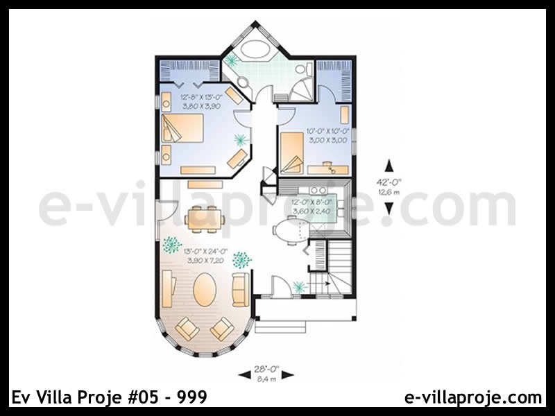 Ev Villa Proje #05 – 999 Ev Villa Projesi Model Detayları