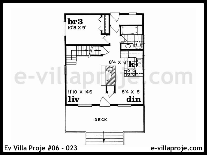 Ev Villa Proje #06 – 023 Ev Villa Projesi Model Detayları