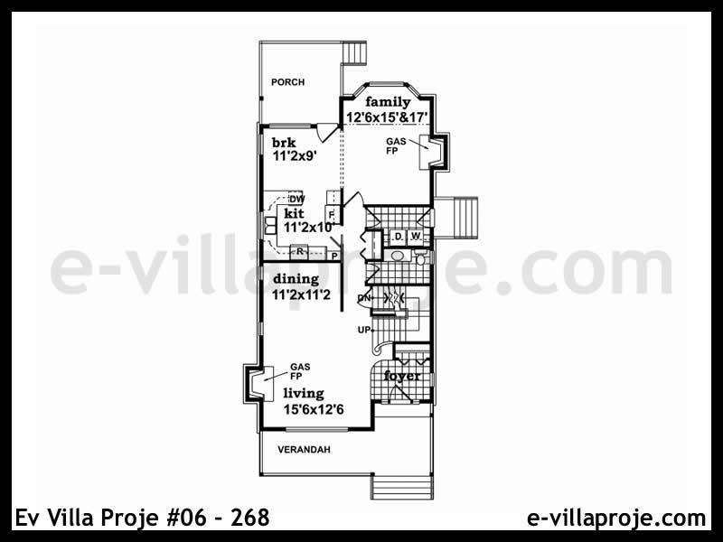 Ev Villa Proje #06 – 268 Ev Villa Projesi Model Detayları