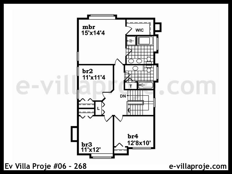 Ev Villa Proje #06 – 268 Ev Villa Projesi Model Detayları