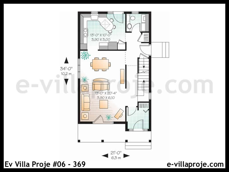 Ev Villa Proje #06 – 369 Ev Villa Projesi Model Detayları