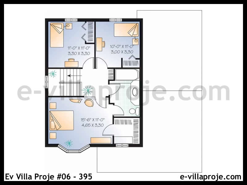 Ev Villa Proje #06 – 395 Ev Villa Projesi Model Detayları