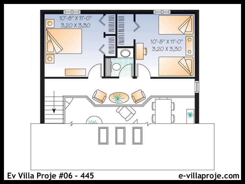 Ev Villa Proje #06 – 445 Ev Villa Projesi Model Detayları
