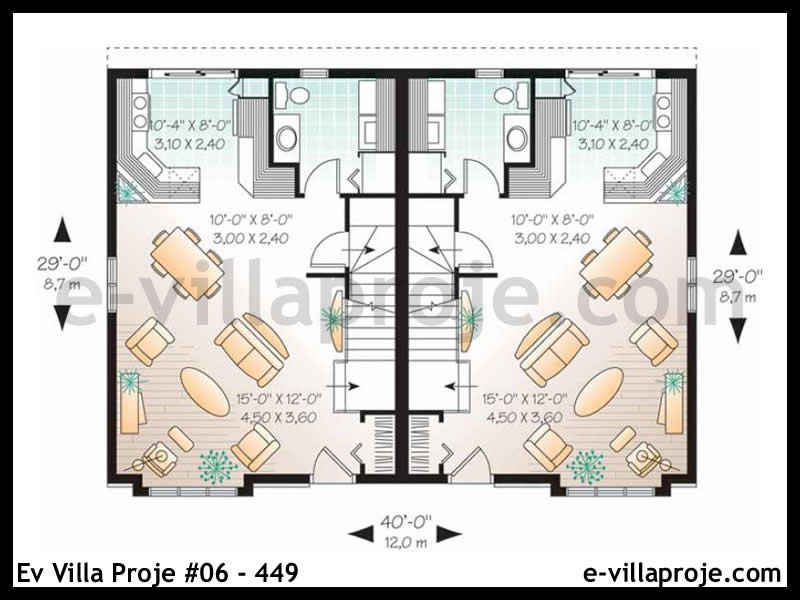 Ev Villa Proje #06 – 449 Ev Villa Projesi Model Detayları