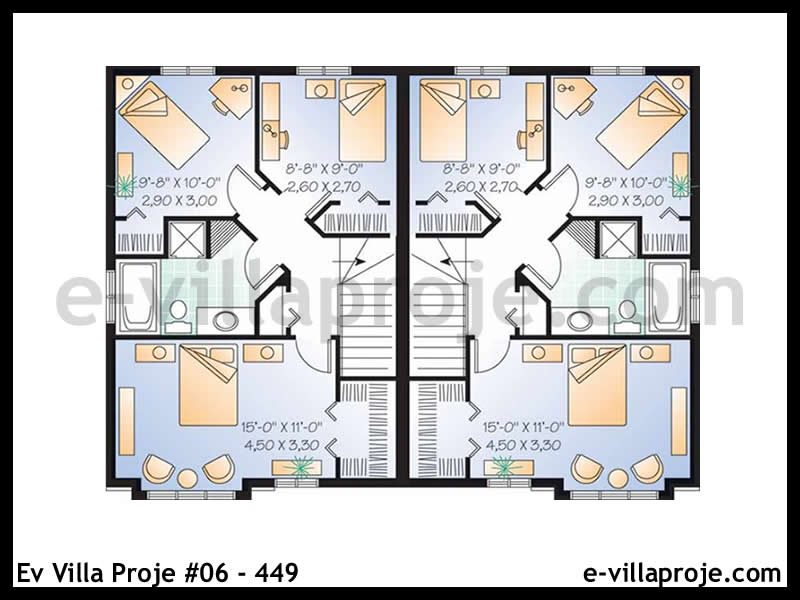 Ev Villa Proje #06 – 449 Ev Villa Projesi Model Detayları