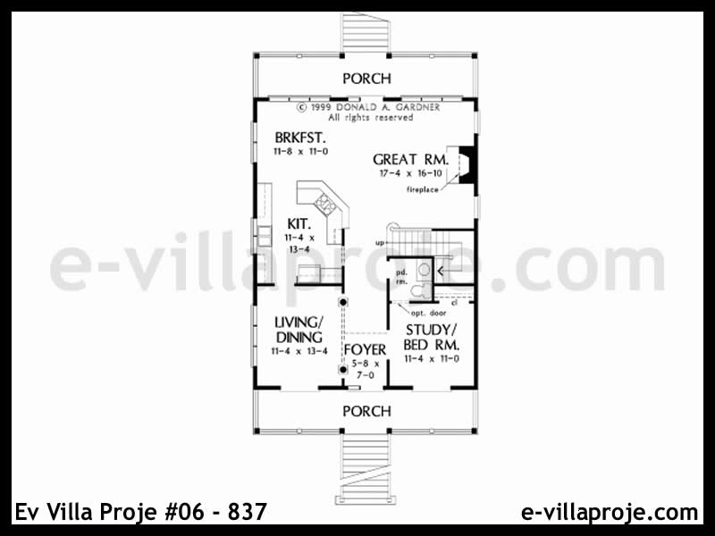 Ev Villa Proje #06 – 837 Ev Villa Projesi Model Detayları