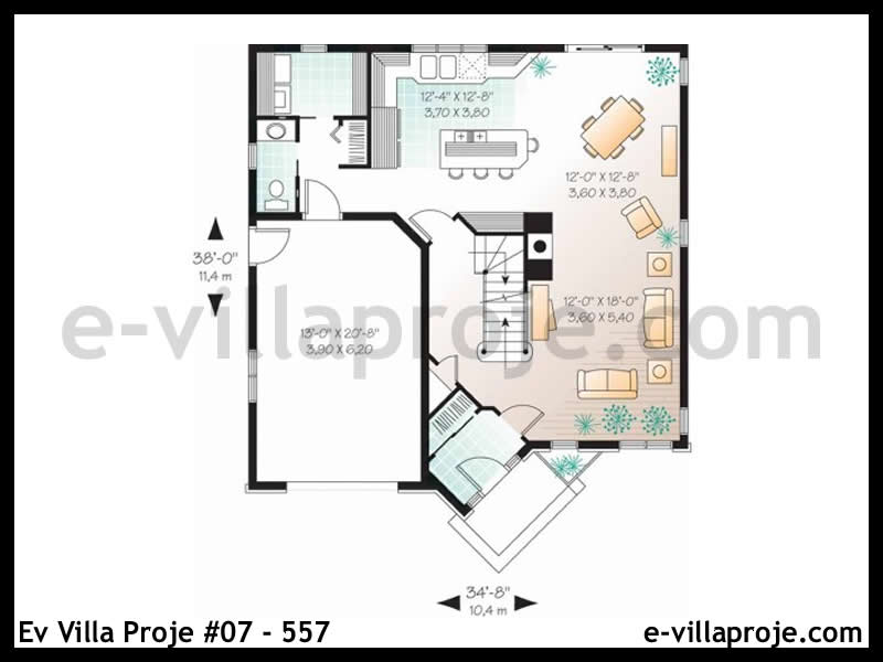 Ev Villa Proje #07 – 557 Ev Villa Projesi Model Detayları