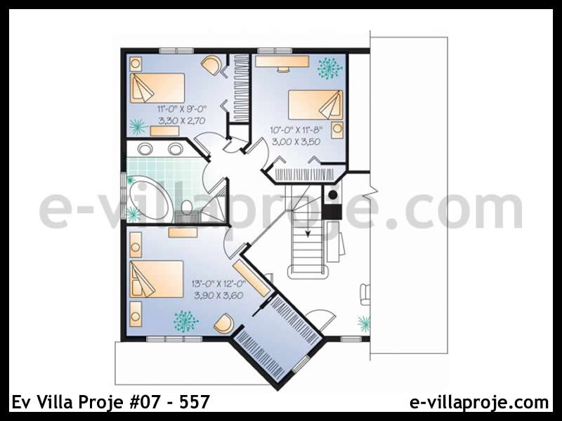 Ev Villa Proje #07 – 557 Ev Villa Projesi Model Detayları
