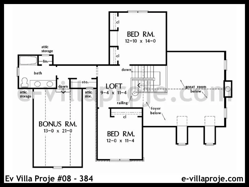 Ev Villa Proje #08 – 384 Ev Villa Projesi Model Detayları