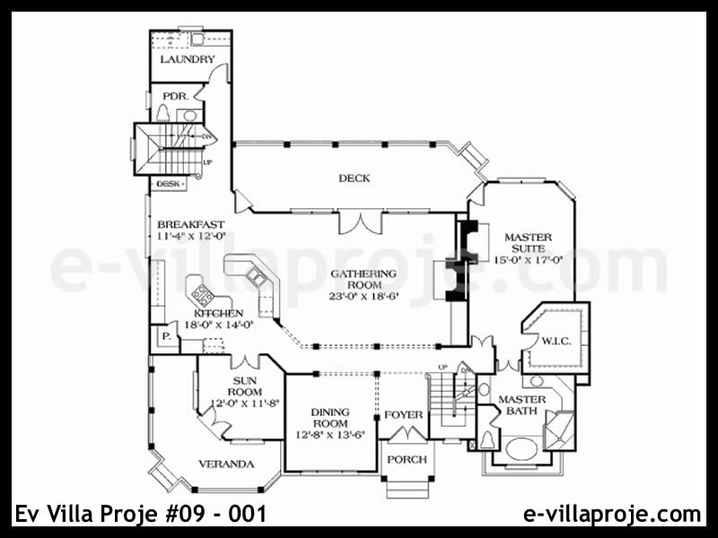 Ev Villa Proje #09 – 001 Ev Villa Projesi Model Detayları