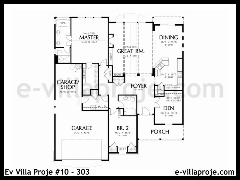 Ev Villa Proje #10 – 303 Ev Villa Projesi Model Detayları