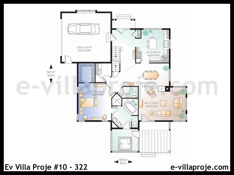 Ev Villa Proje #10 – 322 Ev Villa Projesi Model Detayları