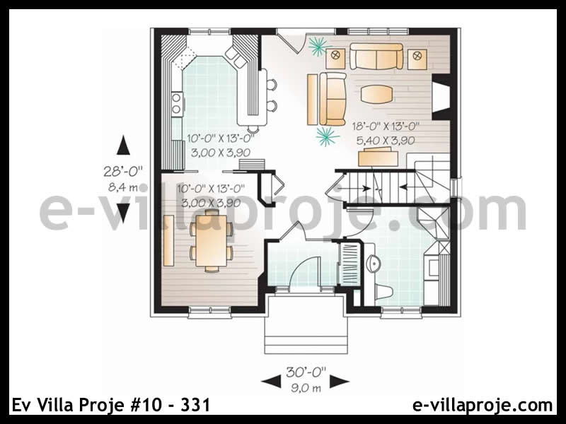 Ev Villa Proje #10 – 331 Ev Villa Projesi Model Detayları