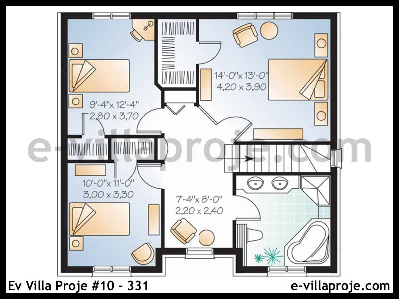 Ev Villa Proje #10 – 331 Ev Villa Projesi Model Detayları