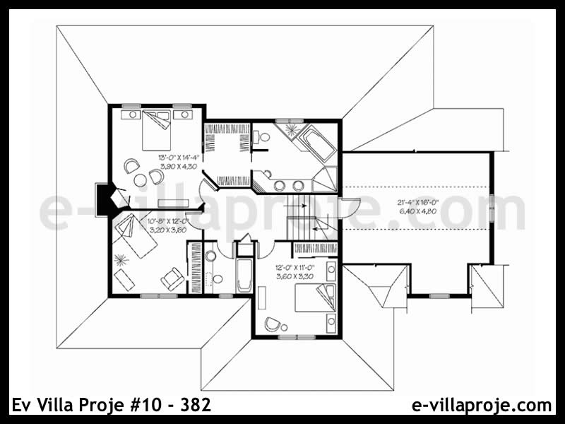 Ev Villa Proje #10 – 382 Ev Villa Projesi Model Detayları