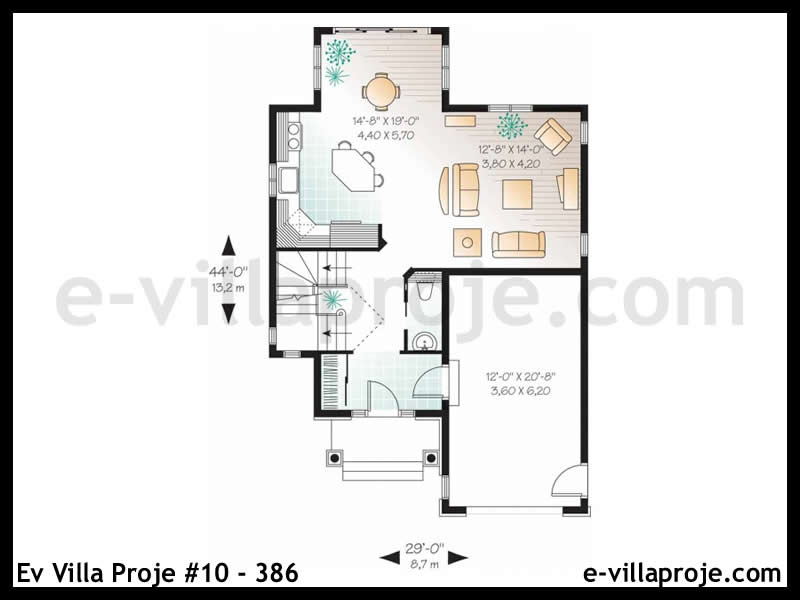 Ev Villa Proje #10 – 386 Ev Villa Projesi Model Detayları