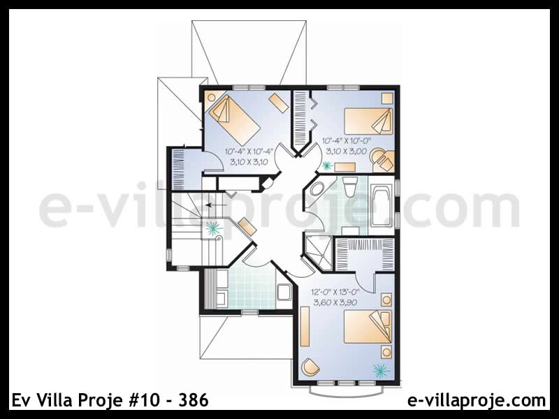 Ev Villa Proje #10 – 386 Ev Villa Projesi Model Detayları