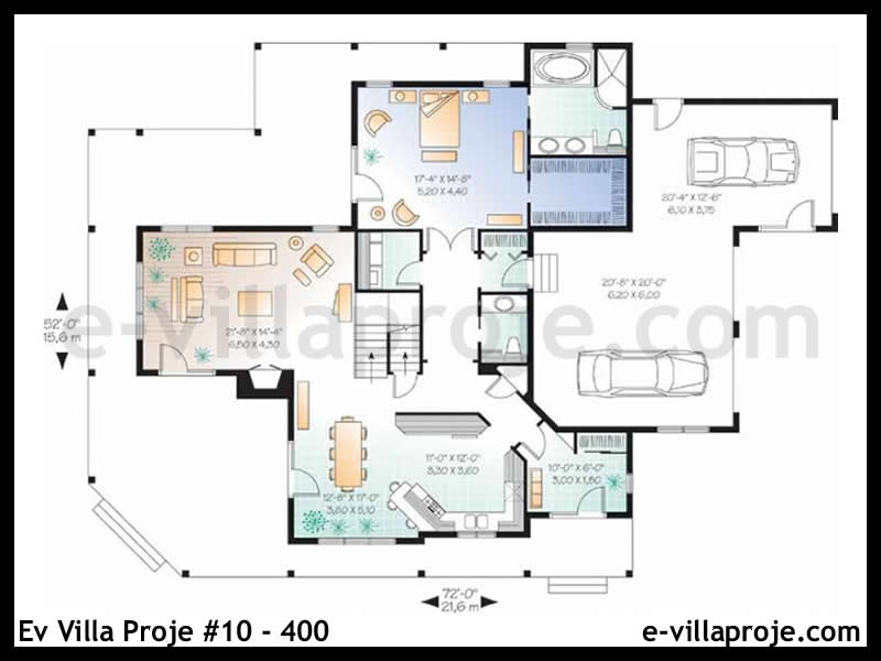 Ev Villa Proje #10 – 400 Ev Villa Projesi Model Detayları