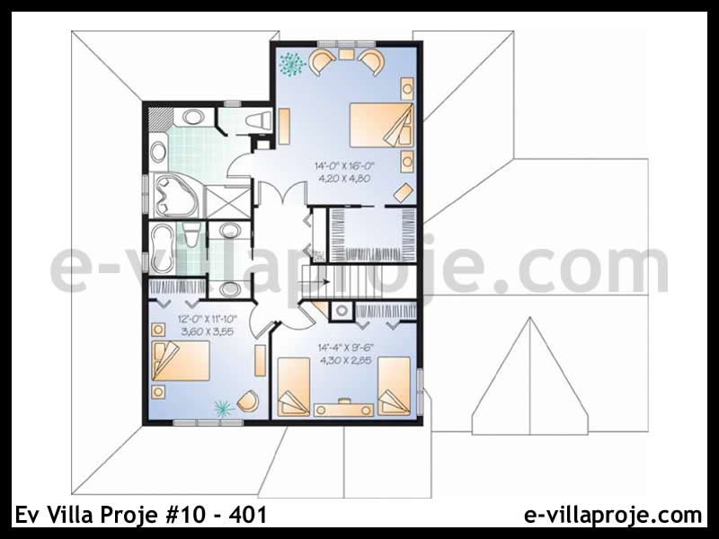 E-Villa Proje #10- 401 Ev Villa Projesi Model Detayları
