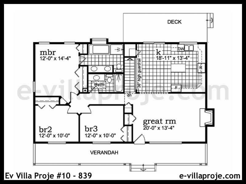 Ev Villa Proje #10 – 839 Ev Villa Projesi Model Detayları