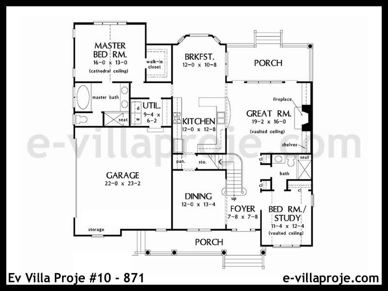 Ev Villa Proje #10 – 871 Ev Villa Projesi Model Detayları
