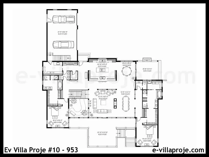 Ev Villa Proje #10 – 953 Ev Villa Projesi Model Detayları