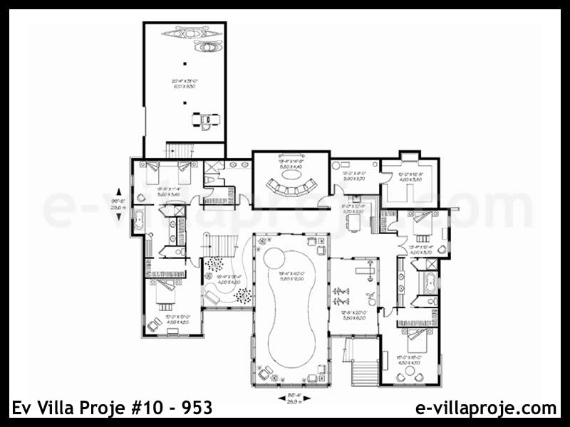 Ev Villa Proje #10 - 953 Çelik Ev Projesi - Görsel 4