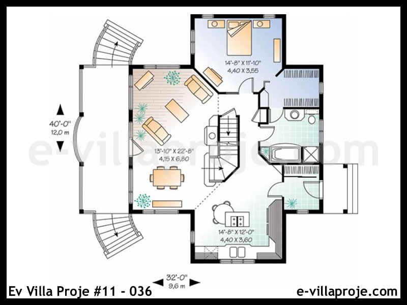 Ev Villa Proje #11 – 036 Ev Villa Projesi Model Detayları