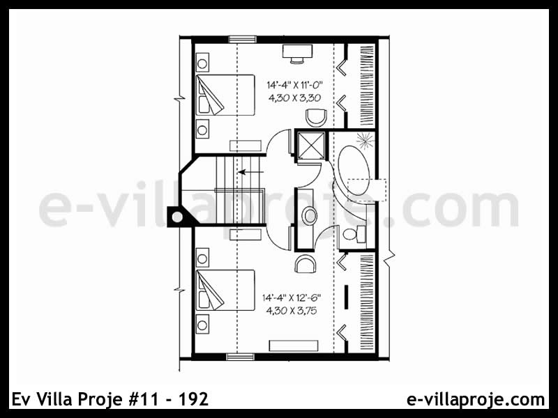 Ev Villa Proje #11 – 192 Ev Villa Projesi Model Detayları