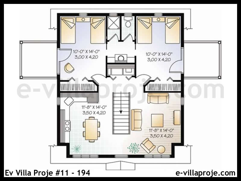 Ev Villa Proje #11 – 194 Ev Villa Projesi Model Detayları
