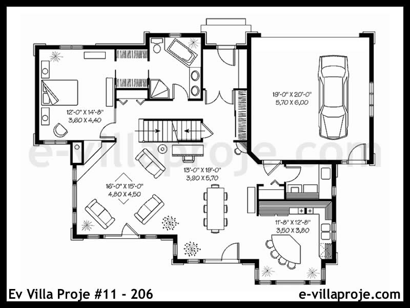 Ev Villa Proje #11 – 206 Ev Villa Projesi Model Detayları