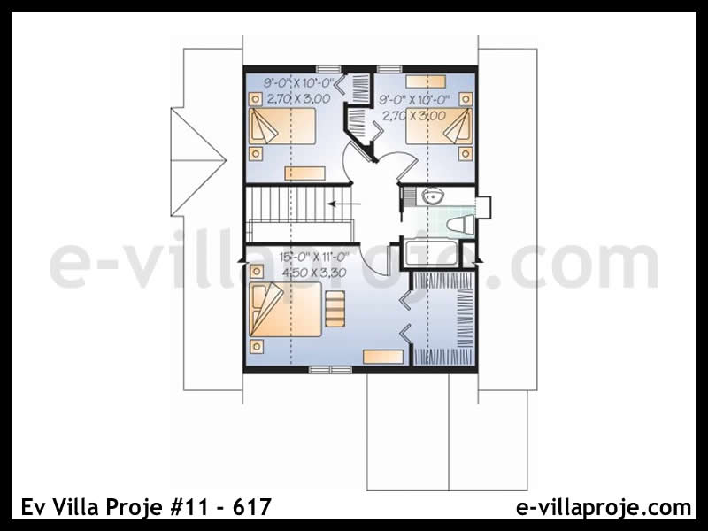 Ev Villa Proje #11 – 617 Ev Villa Projesi Model Detayları
