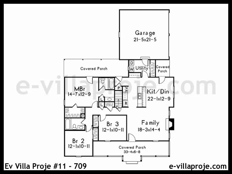 Ev Villa Proje #11 – 709 Ev Villa Projesi Model Detayları